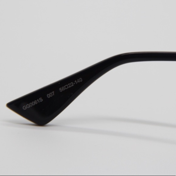 NEW GUCCI GG0061S 007 ROUND BLUE RED SUNGLASSES - Picture 8 of 11